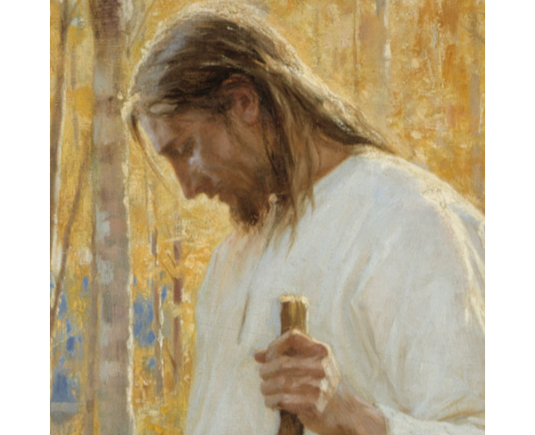 Albert Edelfelt: Kristus ja Mataleena (1890)
